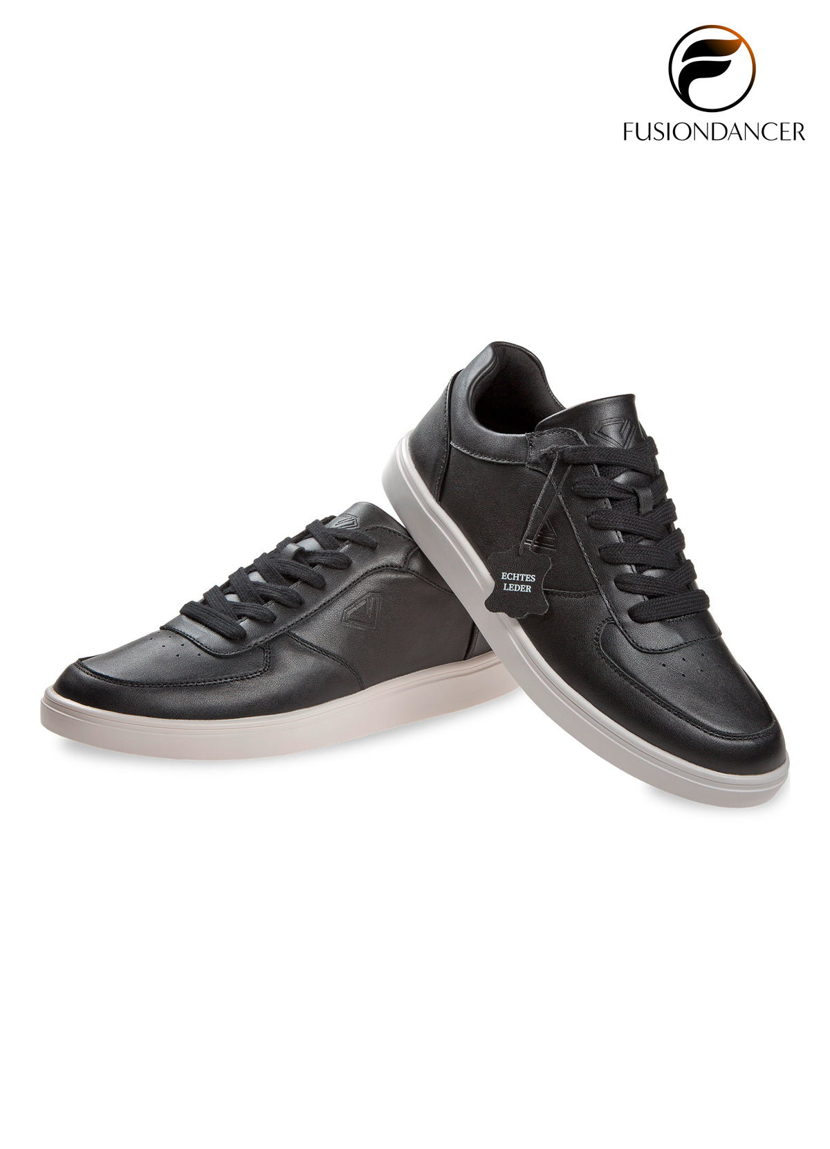 Tanzsneaker BEAT SpinPoint Unisex Schwarz Nappaleder
