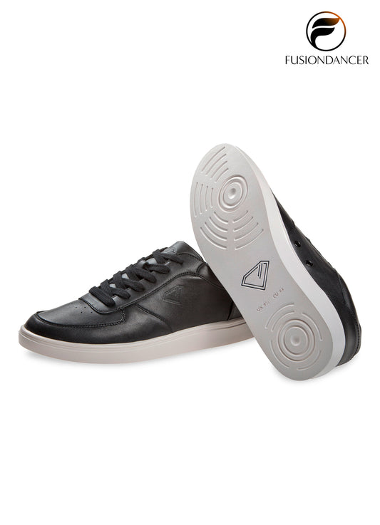 Tanzsneaker BEAT SpinPoint Unisex Schwarz Nappaleder