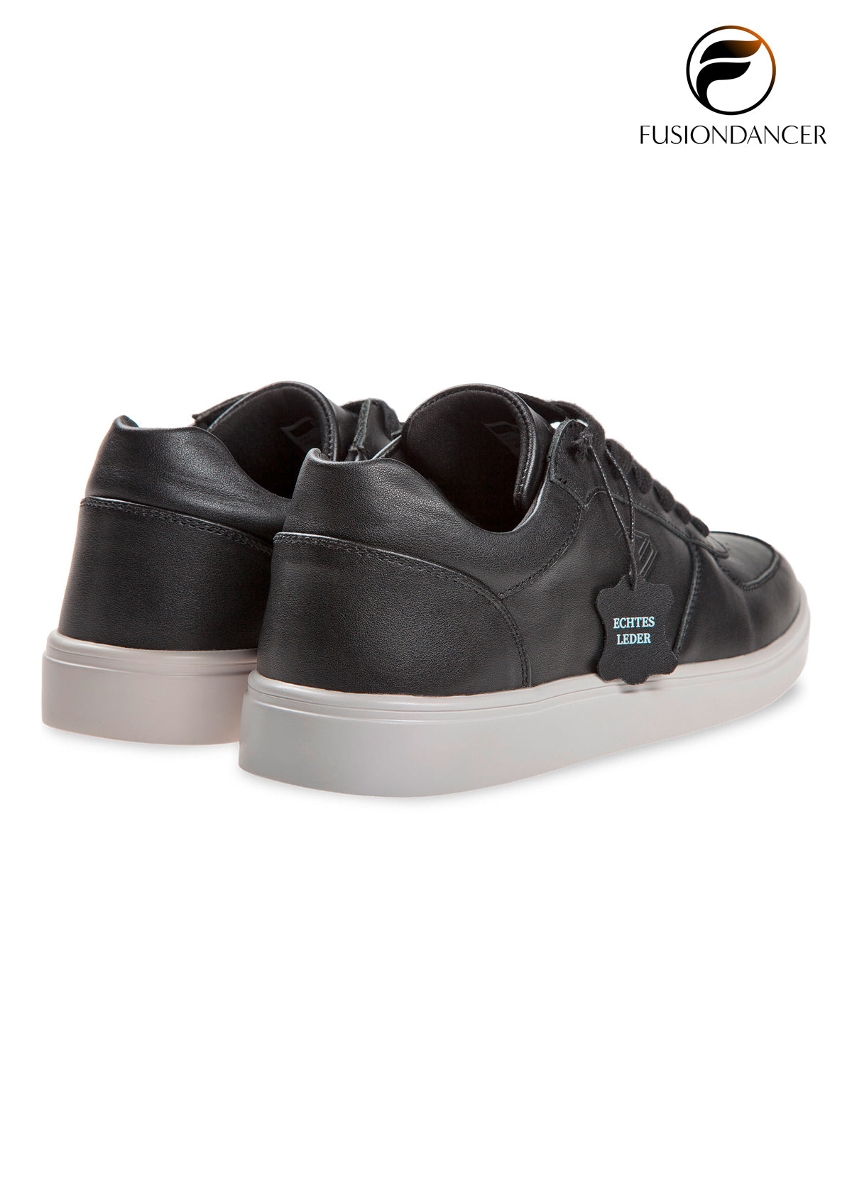 Tanzsneaker BEAT SpinPoint Unisex Schwarz Nappaleder