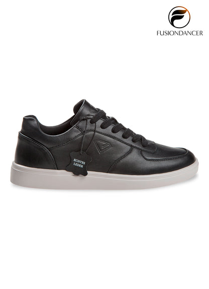 Tanzsneaker BEAT SpinPoint Unisex Schwarz Nappaleder