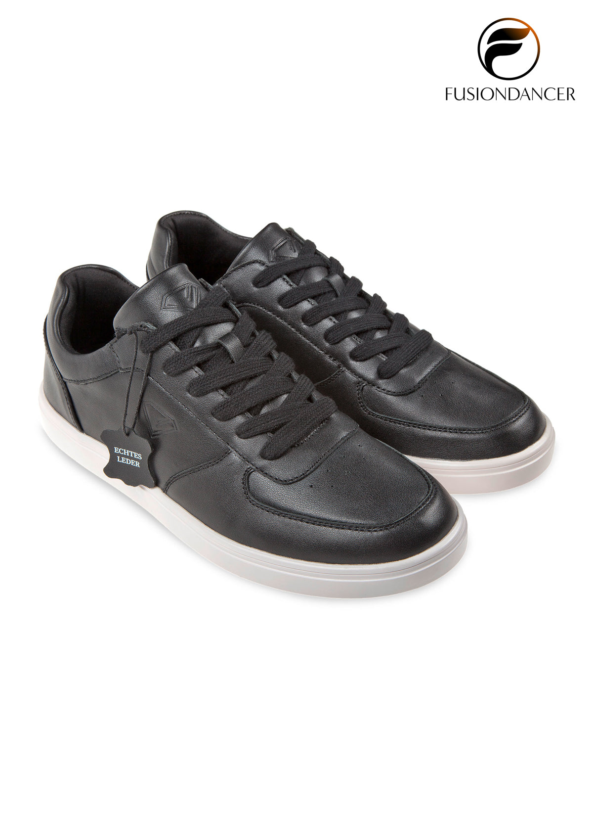 Tanzsneaker BEAT SpinPoint Unisex Schwarz Nappaleder