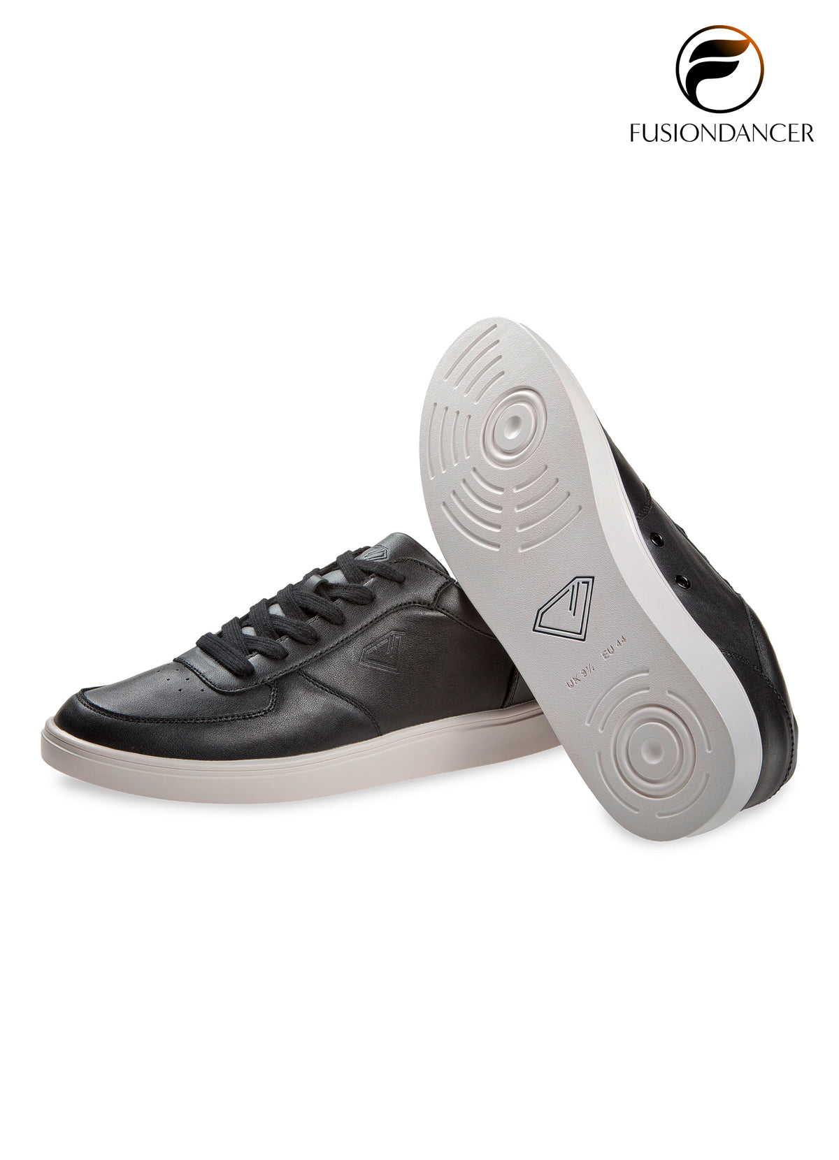 Tanzsneaker BEAT SpinPoint Unisex Schwarz Nappaleder