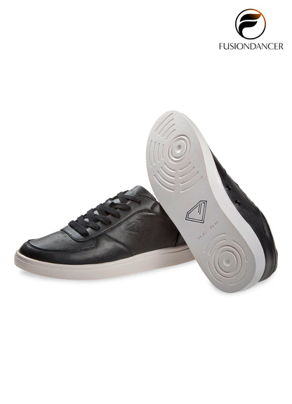 Tanzsneaker BEAT SpinPoint Unisex Schwarz Nappaleder