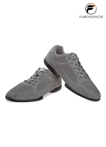 Tanzsneaker TUNE SplitSole Unisex Silbergrau