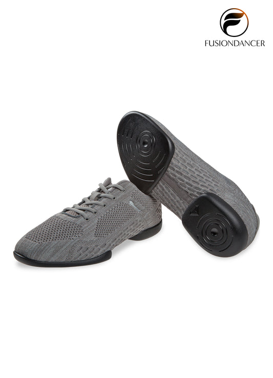 Tanzsneaker TUNE SplitSole Unisex Silbergrau